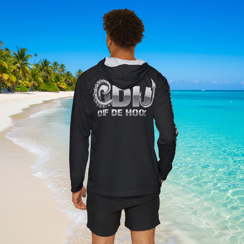 OFF DE HOOK (ODH) Performance Fishing Hoodie | UPF 50+ Sun Protection | “COME ON BETSY” Sleeve